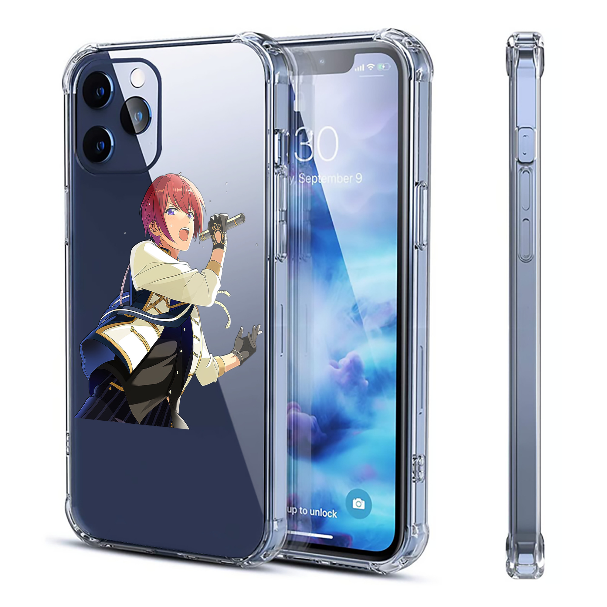 （画像用） あんさんぶるスターズ! Ensemble Stars 【iPhone 12シリーズ対応】透明スマホケース（クリアソフトケース）